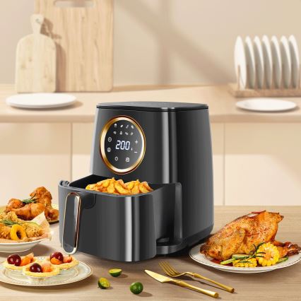 Aigostar - Air fryer 1400W/230V 4,2l zwart