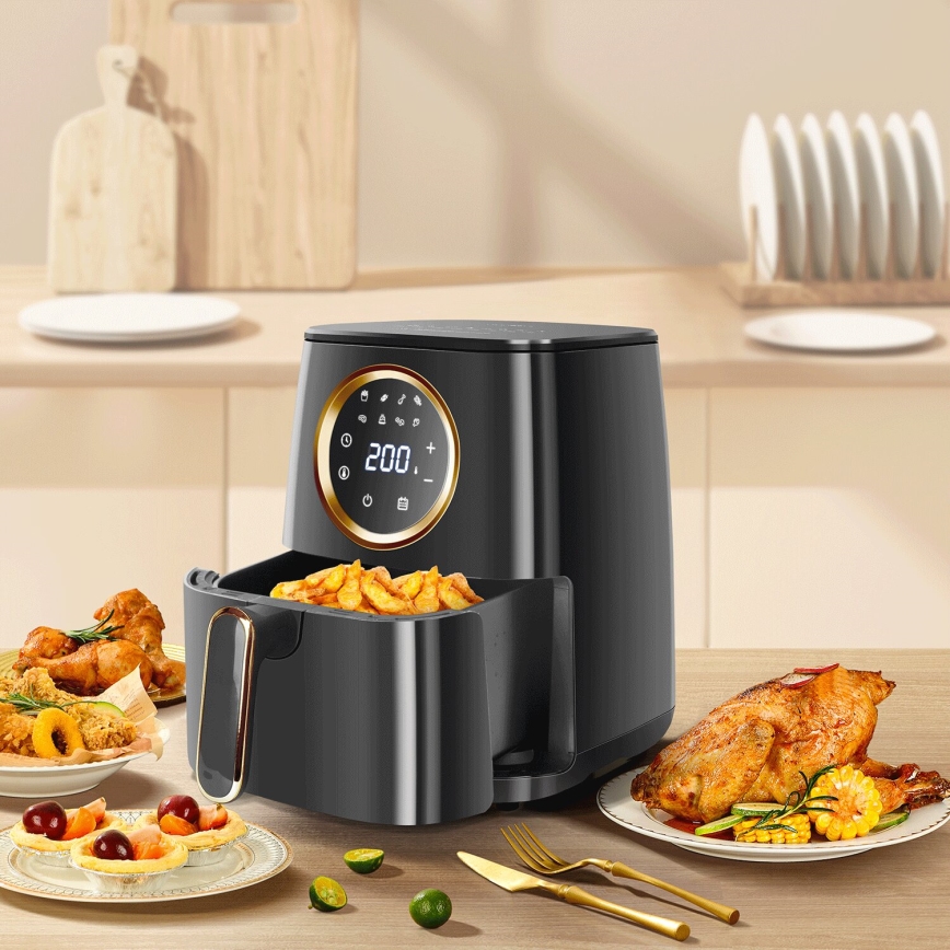 Aigostar - Air fryer 1400W/230V 4,2l zwart