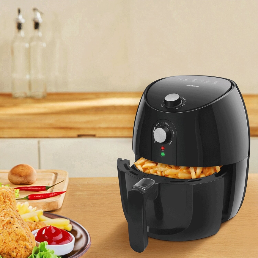 Aigostar - Air fryer 1500W/230V 3,5l zwart