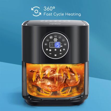 Aigostar - Air fryer 1500W/230V 3,5l zwart