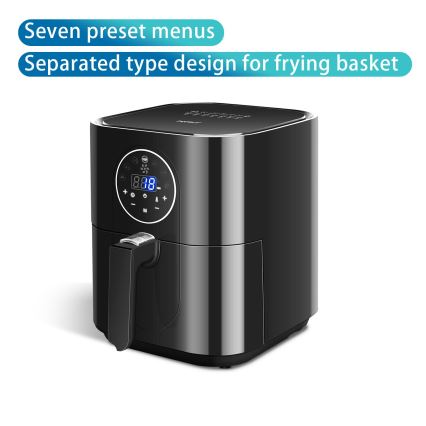 Aigostar - Air fryer 1500W/230V 3,5l zwart