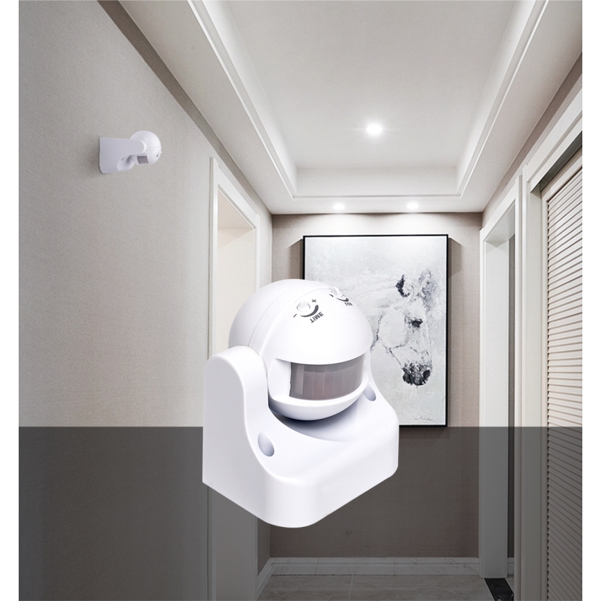 Aigostar - Buiten infrarood bewegingssensor 230V IP44 wit