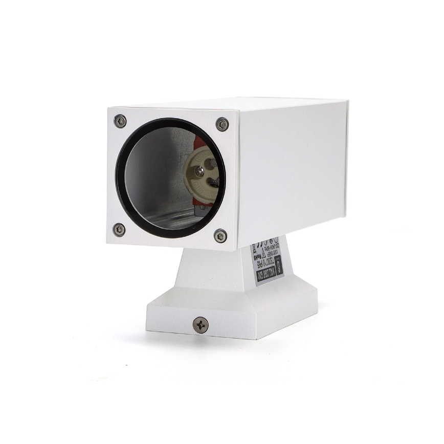 Aigostar - Buitenmuurlamp 2xGU10/230V IP65 wit vierkant