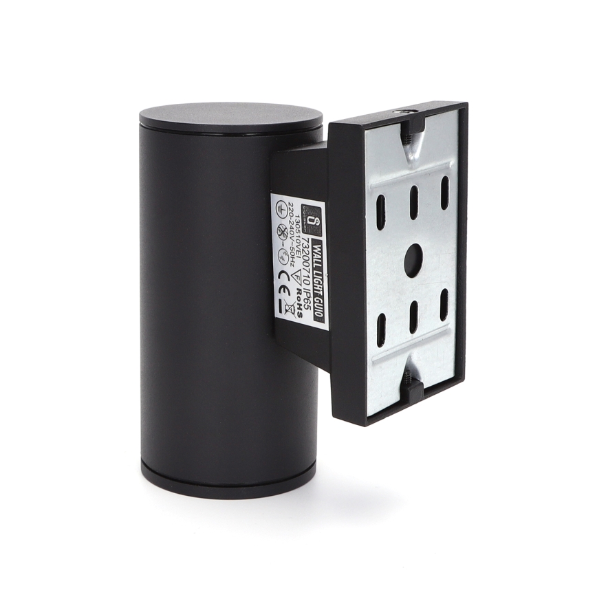 Aigostar - Buitenwandlamp 1xGU10/230V IP65 zwart rond