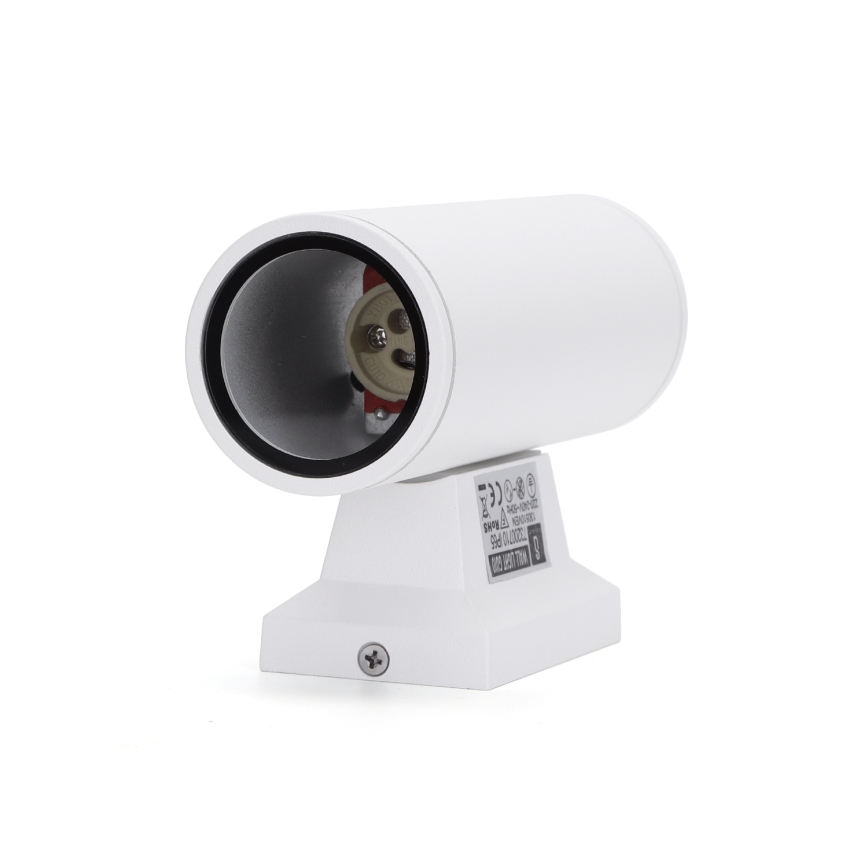 Aigostar - Buitenwandlamp 2xGU10/230V IP65 wit rond