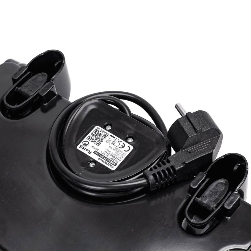 Aigostar - Contactgrill 1000W/230V zwart/mat chroom