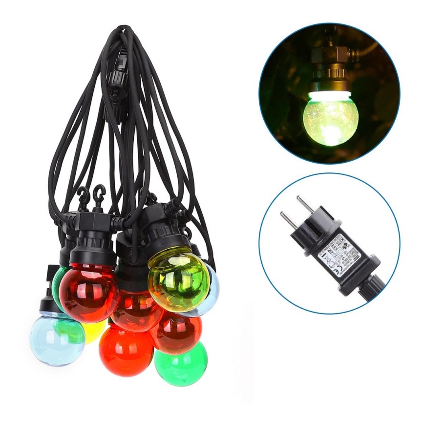 Aigostar - Decoratieve LED Lichtketting 10xLED/8m IP44 warm wit