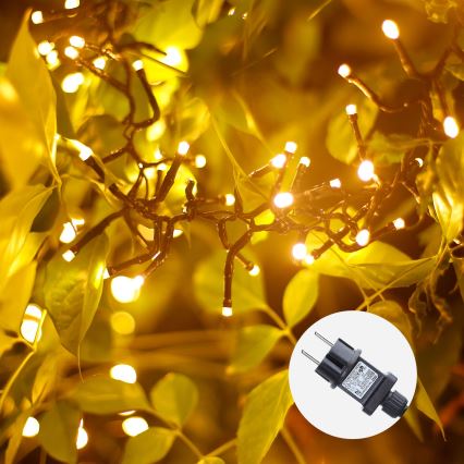 Aigostar - Decoratieve LED Lichtketting voor Buiten 250xLED/10m IP44 warm wit