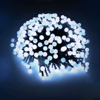 Aigostar - LED buiten decoratieve slinger 100xLED/8 functies 10 m IP44 koel wit