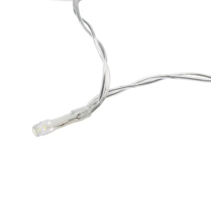 Aigostar - LED dimbare buiten kerstverlichting met bewegingssensor 100xLED/3xAA 12m warm wit + afstandsbediening
