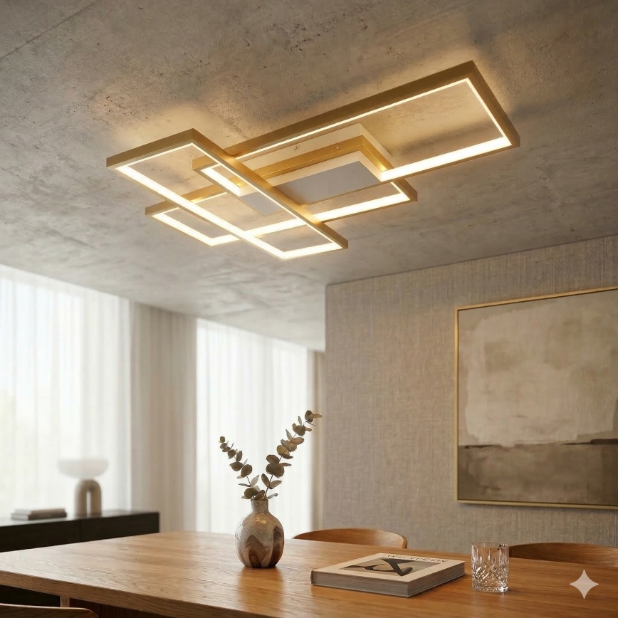 Aigostar - Dimbare LED plafondlamp LED/38W/230V 2700-6500K + afstandsbediening