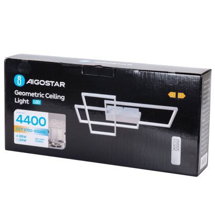 Aigostar - Dimbare LED Plafondlamp LED/38W/230V 2700-6500K + afstandsbediening