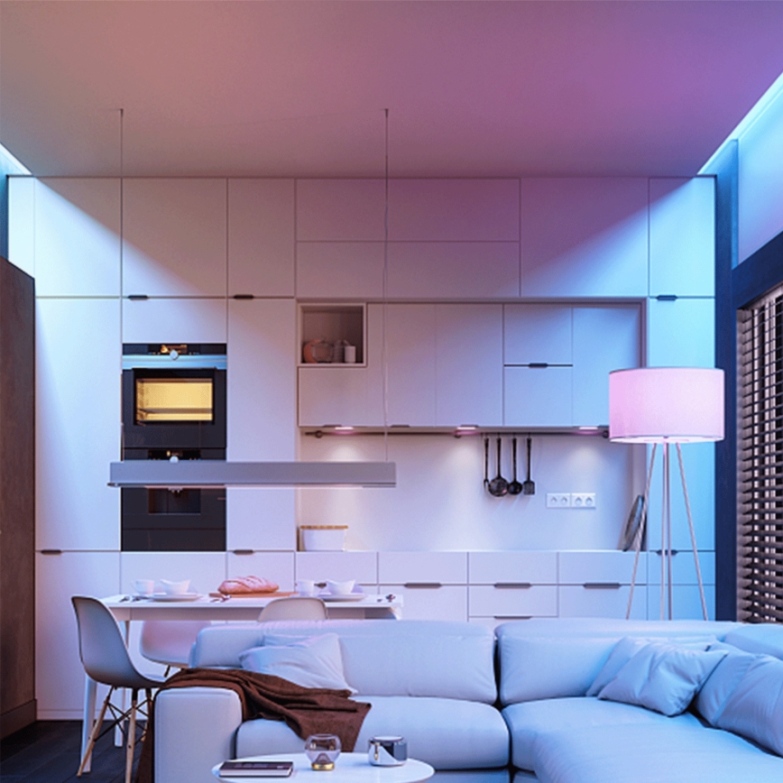 Aigostar - LED RGBW dimbare lamp GU10/6W/230V 3000K + afstandsbediening