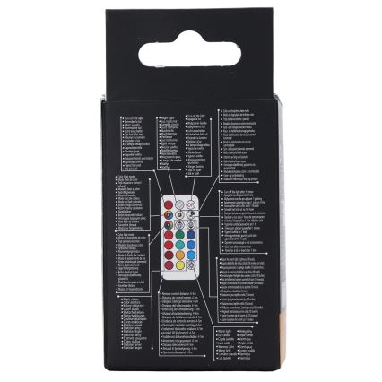 Aigostar - dimbare LED RGBW GU10-lamp, 4,8 W, 230 V, 3000 K + afstandsbediening