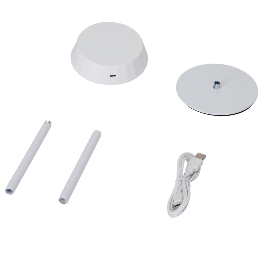 Aigostar - dimbare LED-tafellamp AMBIENT LED/2,4W/5V 3000-6500K wit