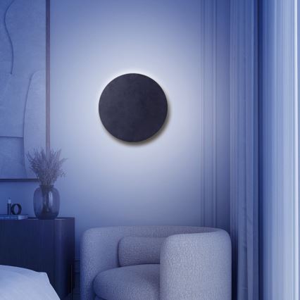 Aigostar - Dimbare LED wandverlichting MESH Smart LED/12W/230V 2700-6500K zwart