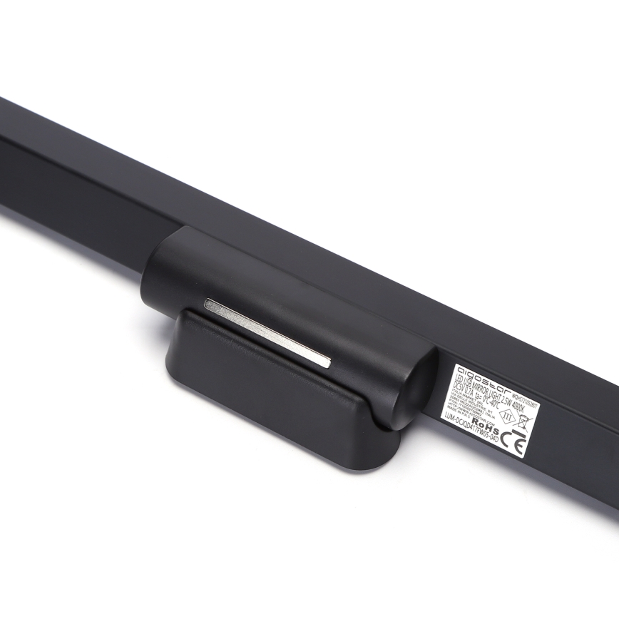 Aigostar - LED Dimbare oplaadbare spiegelverlichting LED/2,9W/5V 2000 mAh