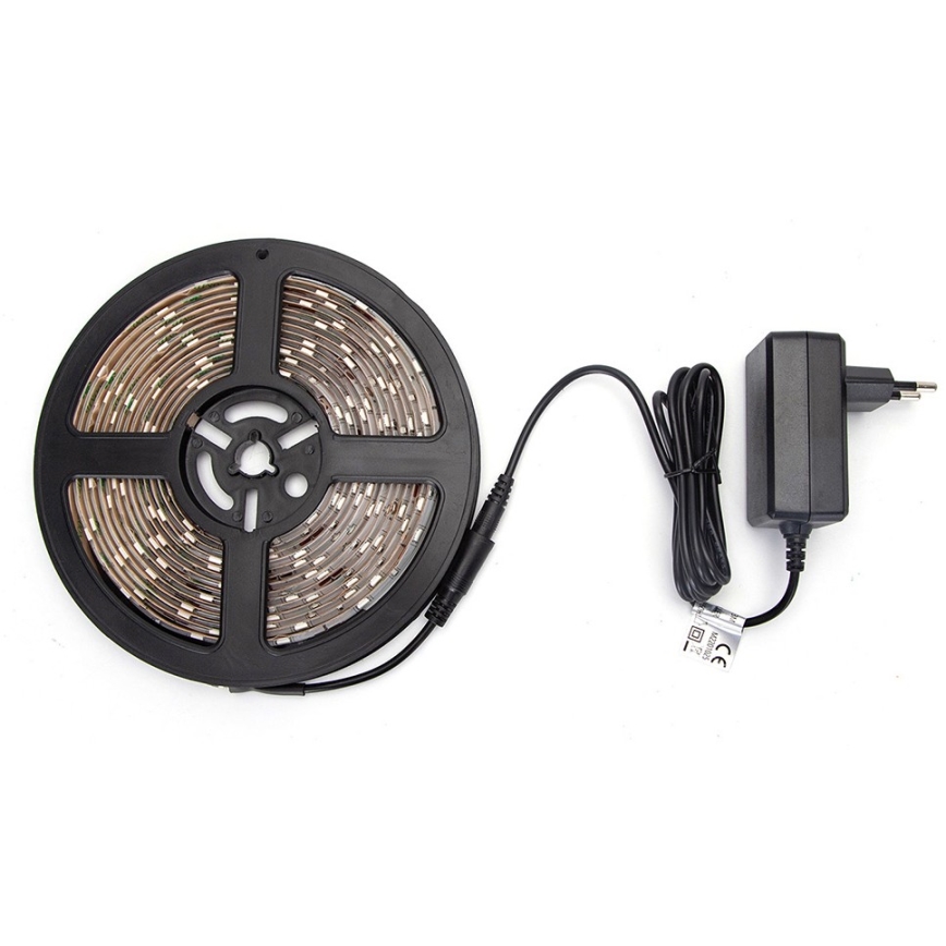 Aigostar - Dimbare RGB LED-strip 5m LED/24W/12/230V IP65 + afstandsbediening