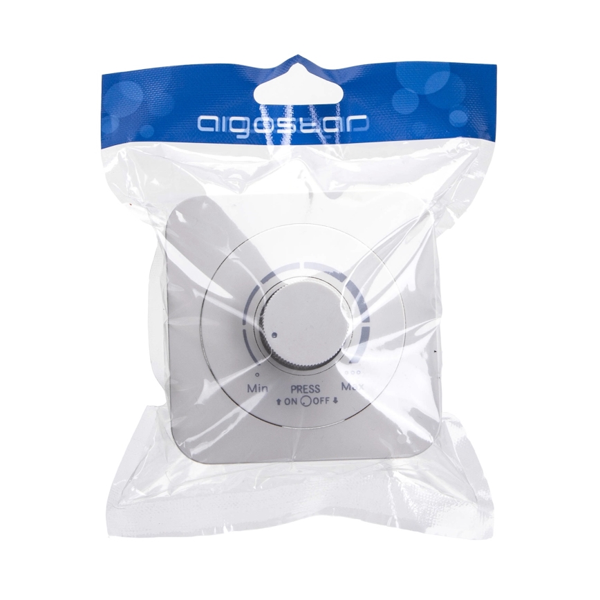 Aigostar - Dimmer met afdekraam 250V/10A wit