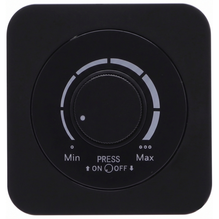Aigostar - Dimmer met afdekraam 250V/10A zwart