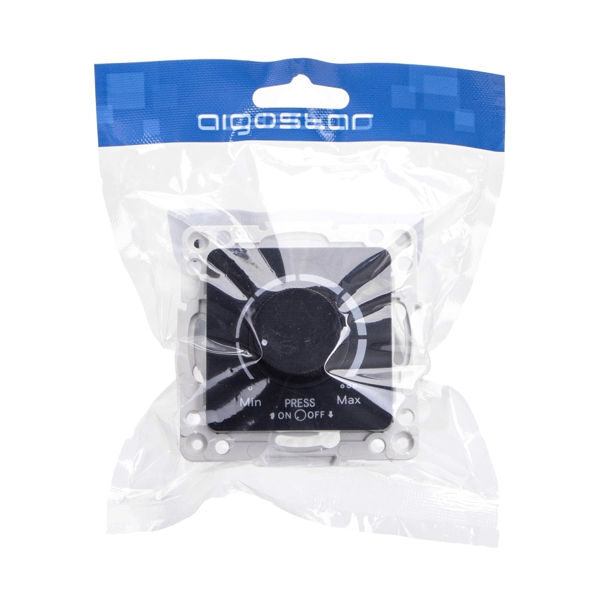 Aigostar - Dimmer zonder afdekraam 250V/10A zwart