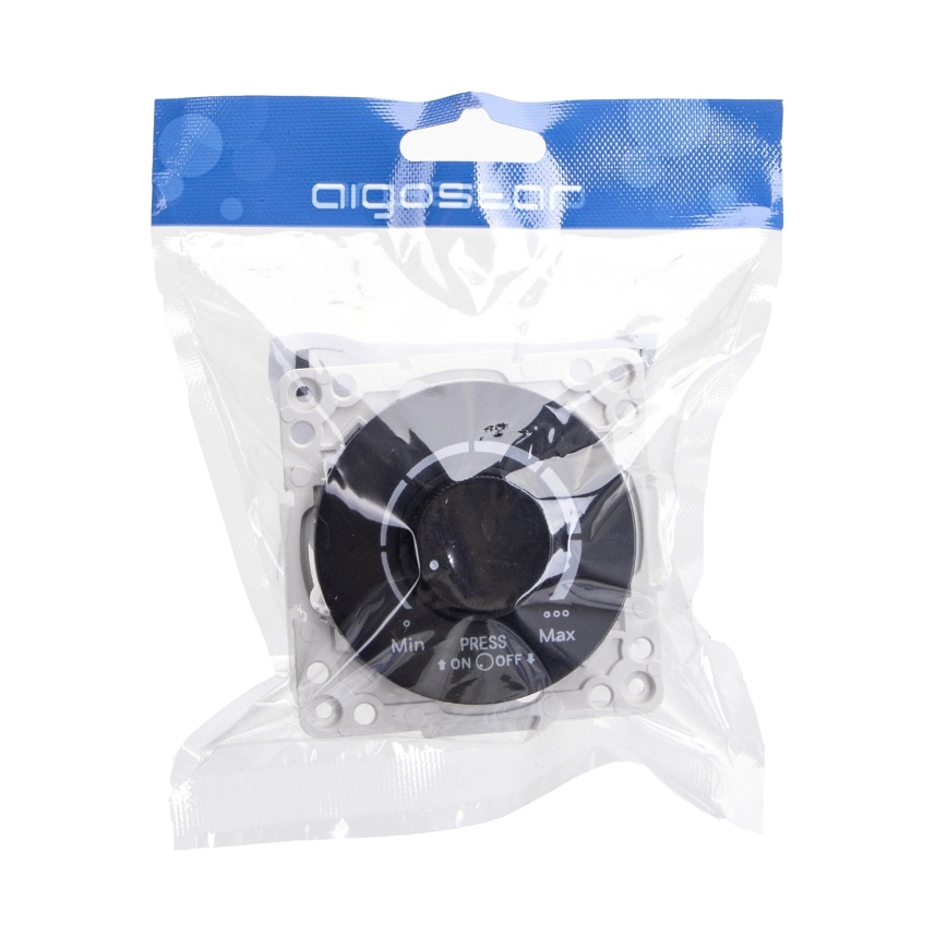 Aigostar - Dimmer zonder afdekraam 250V/10A zwart