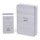 Aigostar - Draadloze deurbel 3xAA/12V IP44 zilver