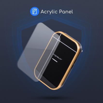 Aigostar - Draadloze deurbel voor 230V/12V-stopcontact, IP44, zwart