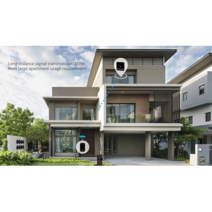 Aigostar - Draadloze Stopcontact Deurbel 230V wit