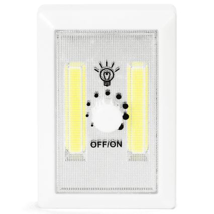 Aigostar - Draagbaar LED-nachtlampje, 3xAAA, 6500K