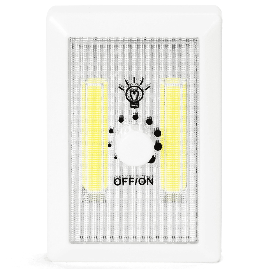 Aigostar - Draagbaar LED-nachtlampje, 3xAAA, 6500K