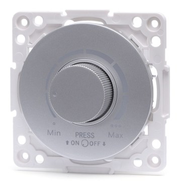 Aigostar - Draaibare dimmer 300W/230V zilver