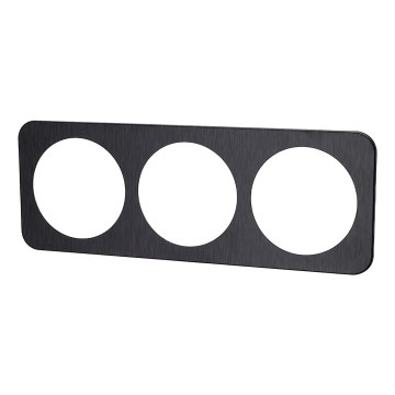 Aigostar - Driedelig aluminiumframe zwart