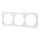 Aigostar - Driedelige fotolijst met glas, wit
