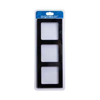 Aigostar - Driedelig glazen frame, zwart