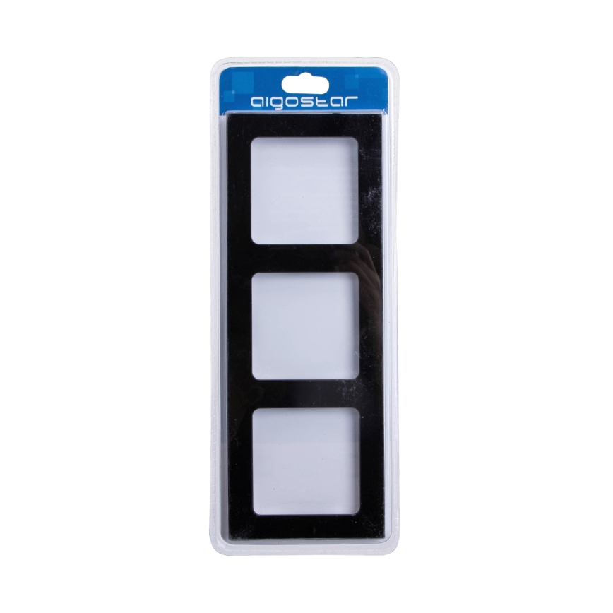 Aigostar - Driedelig glazen frame, zwart