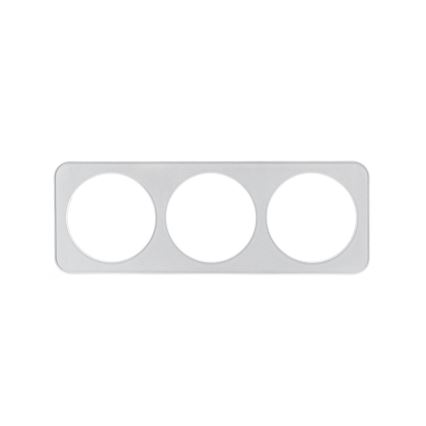 Aigostar - Drie-delige glazen fotolijst, wit