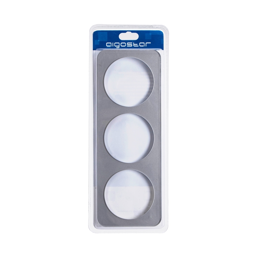 Aigostar - Drie-delige glazen fotolijst, wit