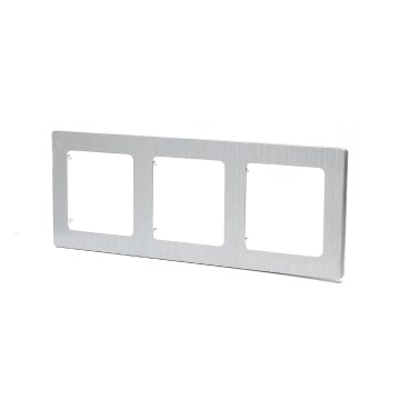 Aigostar - Drievoudige aluminium lijst, zilverkleurig