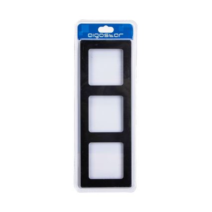 Aigostar - 3-voudig aluminium frame, zwart