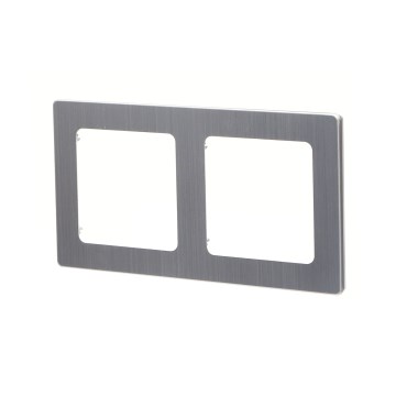 Aigostar - Dubbele aluminium lijst, zilverkleurig
