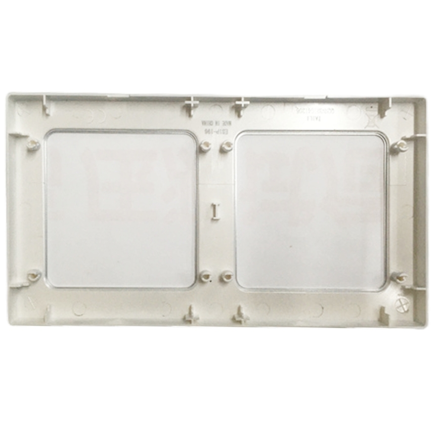 Aigostar - Dubbele aluminium lijst, zilverkleurig