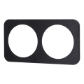 Aigostar - Dubbele aluminium lijst, zwart