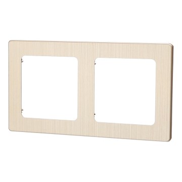 Aigostar - Dubbele aluminiumlijst, goudkleurig