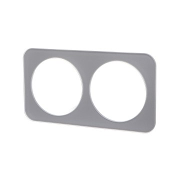 Aigostar - Dubbele glazen fotolijst, zilver