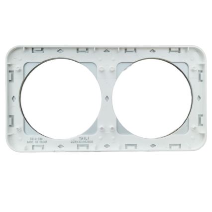 Aigostar - Dubbele glazen fotolijst, zilver