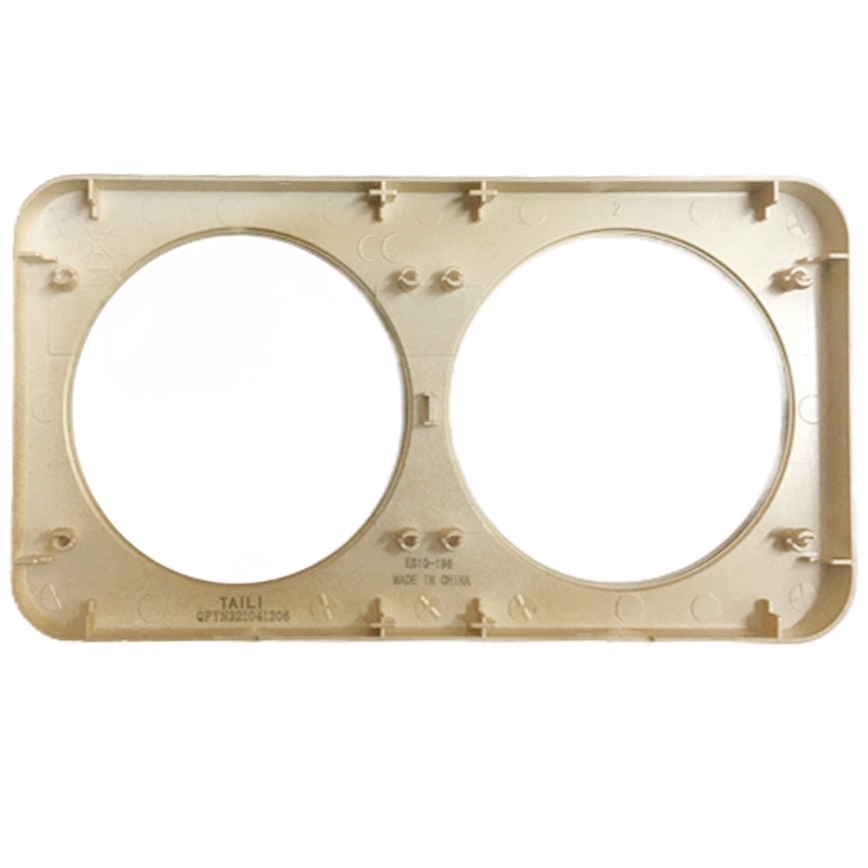 Aigostar - Dubbele aluminiumlijst, goudkleurig