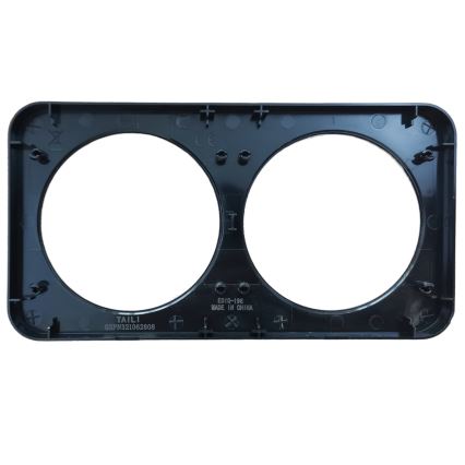 Aigostar - Dubbele aluminium lijst, zwart
