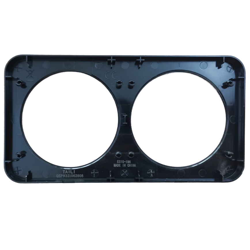 Aigostar - Dubbele aluminium lijst, zwart
