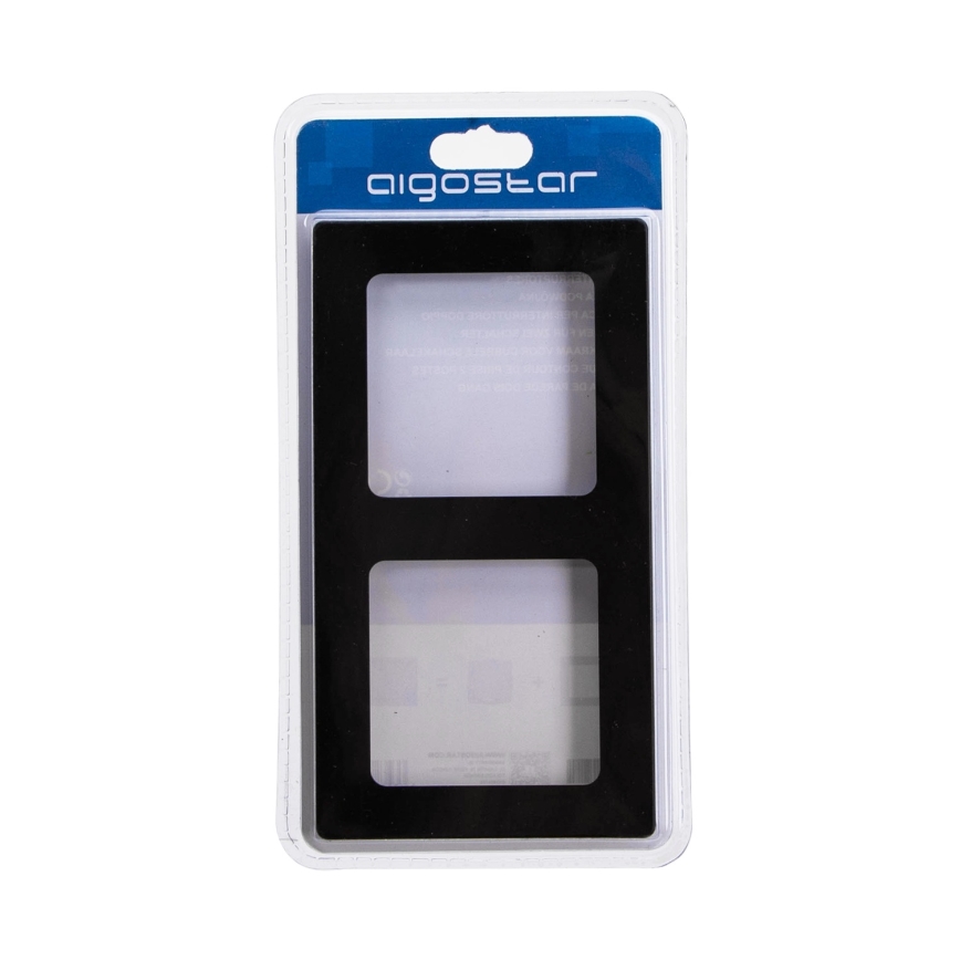 Aigostar - Dubbel aluminium frame, zwart
